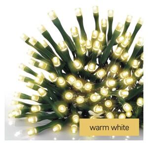 D4AW04 EMOS CLASSIC Vianočná reťaz 180 LED, zelený drôt, 18m, časovač, teplá biela, IP44