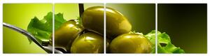Obrazy do kuchyne - olivy (Obraz 160x40cm)