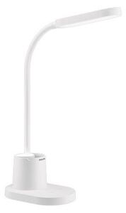 Philips 8719514443792 Bucket stolná dotyková lampička so stojanom na mobil LED 7W/200lm 3000-5700K USB podsvietenie biela stmievateľná