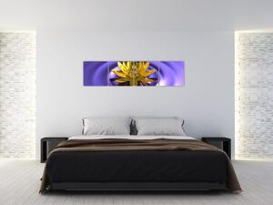 Obraz kvetu vo vode (Obraz 160x40cm)