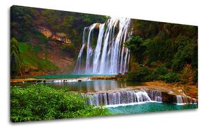 Obraz na stenu PANORÁMA VODOPÁDY - 30x60 cm