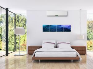 Digitálny svet - moderné obrazy do bytu (Obraz 160x40cm)