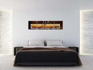 Abstraktný obraz do izby (Obraz 160x40cm)