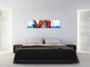 Obrazy na stenu - abstrakcie (Obraz 160x40cm)