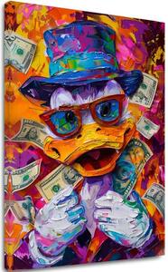 Obraz Money Duck | Talianske plátno - 60x90 cm
