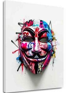 Obraz Anonymous Mask | Talianske plátno - 40x50 cm