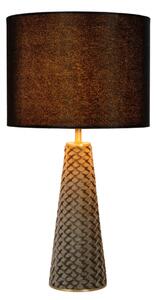 LUCIDE 10501/81/30 EXTRAVAGANZA VELVET Lampička E27 1x40W čierna, sivá