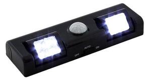 APT XZ1808 Osvetlenie s pohybovým senzorom 8 LED, 3x AA - čierne