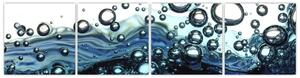 Obraz vodných bublín (Obraz 160x40cm)