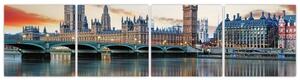 Obraz Londýna, Big ben (Obraz 160x40cm)