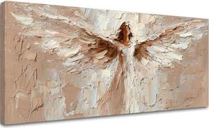 Obraz anjela Božské objatie | dokončené rukou umelca - 40x80 cm