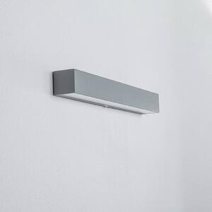 Lucande Lengo nástenné LED CCT, 50 cm, 1-pl. sivá
