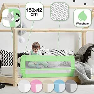 INFANTASTIC detská zábrana na posteľ, 150 cm, zelená