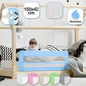 INFANTASTIC detská zábrana na posteľ, 150 cm, modrá