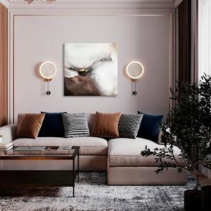 Obrazy na plátne - PREMIUM ART – Abstrakt Zahmlený štít - 70x70 cm