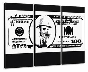 Ručne maľovaný POP Art obraz AL CAPONE - 60x40 cm