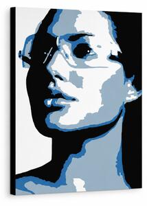 Ručne maľovaný POP Art obraz Angelina Jolie - 30x40 cm