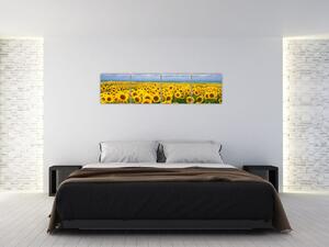 Obraz - slnečnica (Obraz 160x40cm)