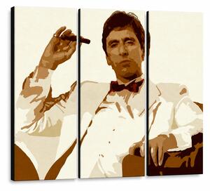 Ručne maľovaný POP Art obraz AL PACINO - 60x40 cm