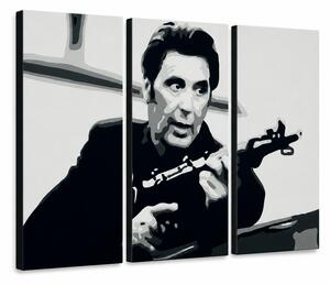 Ručne maľovaný POP Art obraz AL PACINO - 90x60 cm