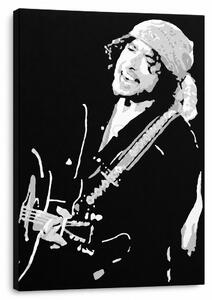 Ručne maľovaný POP Art obraz Bob Dylan - 30x40 cm