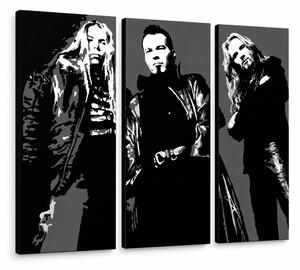 Ručne maľovaný POP Art obraz Apocalyptica - 60x40 cm