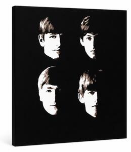 Ručne maľovaný POP Art obraz Beatles - 100x100 cm