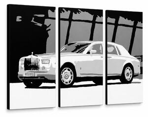 Ručne maľovaný POP Art obraz BENTLEY - 120x80 cm