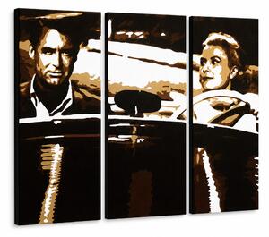 Ručne maľovaný POP Art obraz James Bond - 150x100 cm