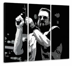 Ručne maľovaný POP Art obraz Big Lebowski - 120x80 cm