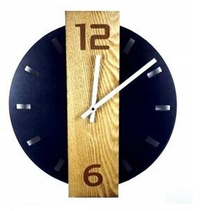 Azar Dizajnové nástenné hodiny bambus 40 cm