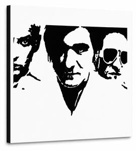 Ručne maľovaný POP Art obraz Die Ärzte - 80x60 cm