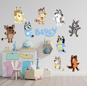 Textilná nálepka na stenu "Bluey 2"