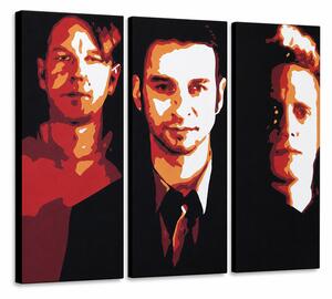 Ručne maľovaný POP Art obraz Depeche Mode - 120x80 cm