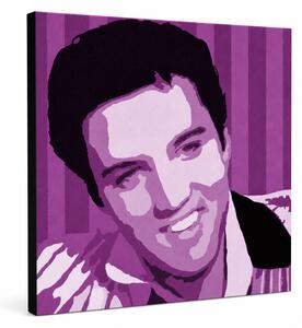 Ručne maľovaný POP Art obraz Elvis Presley - 100x100 cm
