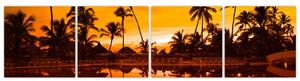Obraz - tropická krajina (Obraz 160x40cm)