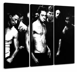Ručne maľovaný POP Art obraz Faces - 60x40 cm
