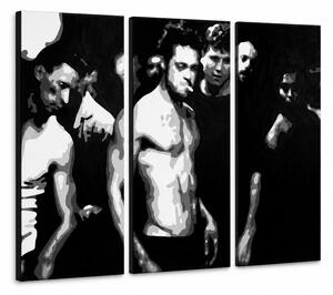 Ručne maľovaný POP Art obraz Fight Club - 60x40 cm
