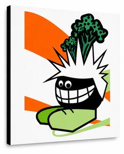 Ručne maľovaný POP Art obraz Funny - 30x40 cm