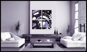 Ručne maľovaný POP Art obraz Socha Slobody - 60x60 cm