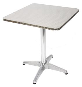 Hlinikový bistro stôl, štvorec ~ v70 x 60 x 60 cm