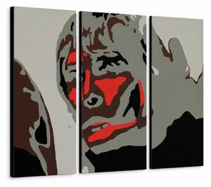 Ručne maľovaný POP Art obraz BROWN APE - 60x40 cm