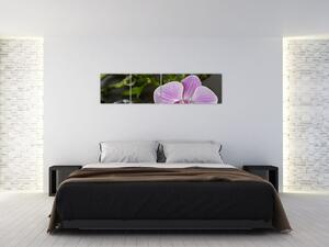 Moderný obraz kvetu (Obraz 160x40cm)