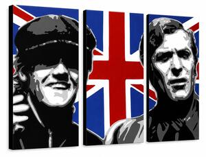 Ručne maľovaný POP Art obraz Italian Job - 60x40 cm