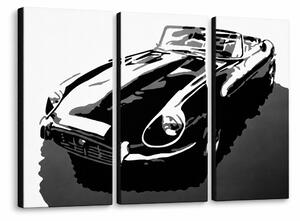 Ručne maľovaný POP Art obraz JAGUAR - 120x80 cm