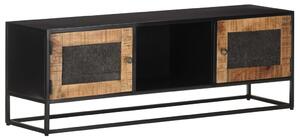 TV skrinka 120x30x40 cm surový mangovníkový masív