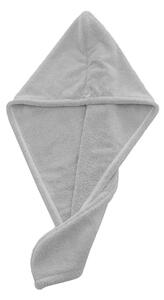 XPOSE® Rýchloschnúci turban na vlasy - svetlo sivý