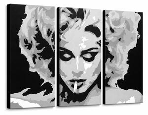 Ručne maľovaný POP Art obraz MADONNA - 60x40 cm