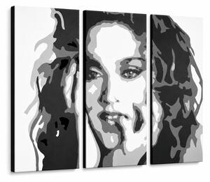 Ručne maľovaný POP Art obraz MADONNA - 120x80 cm