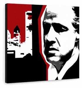 Ručne maľovaný POP Art obraz Marlon Brando - 80x60 cm